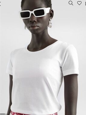 Dolce & Gabbana White Short Sleeve Crewneck Tee